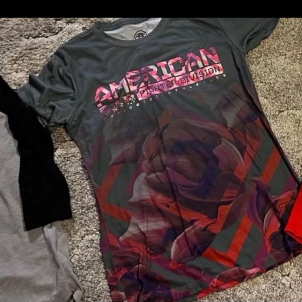Bundle of two American fighter shirts